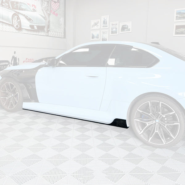 BMW 2 Series G87 M2 Carbon Fiber A Style Side Skirts (2023+)