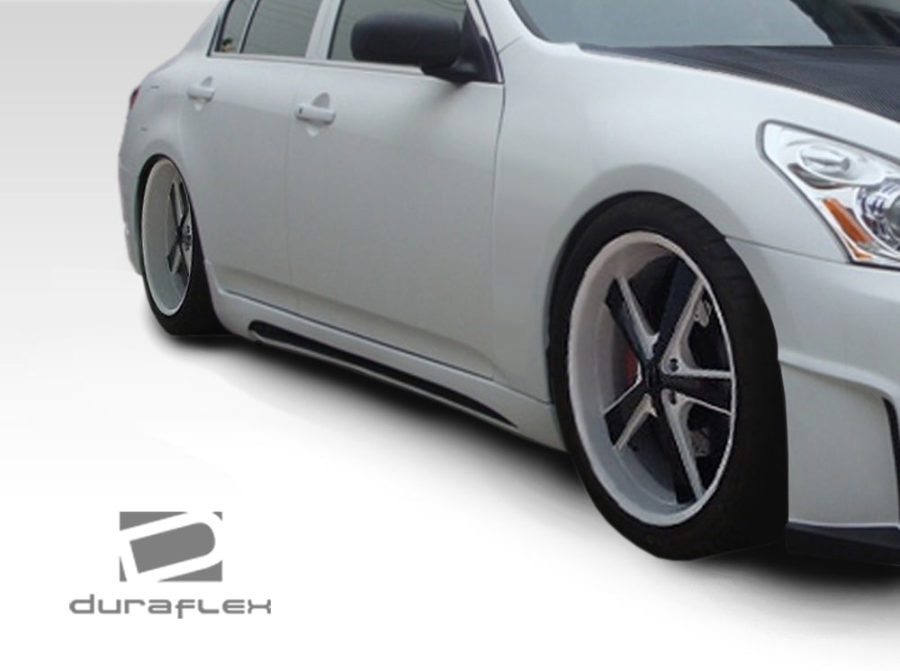 2007-2013 Infiniti G Sedan G25 G35 G37 Duraflex Elite Side Skirts Rocker Panels - 2 Piece