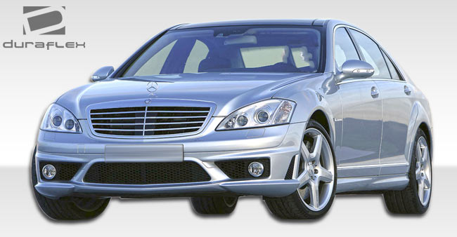 2007-2009 Mercedes S Class W221 Duraflex S65 Look Front Bumper Cover - 1 Piece