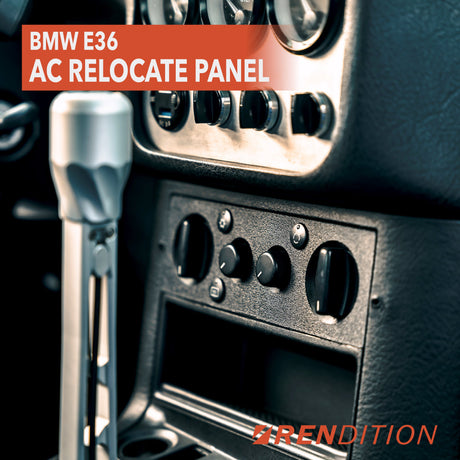 BMW E36 AC RELOCATE PANEL - K2 Industries