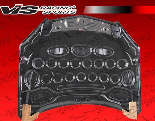 2008-2011 Mercedes C Class C63 4 doors OEM Style Carbon Fiber Black Hood