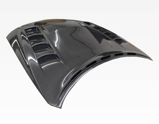 2008-2014 Subaru WRX Hatchback 4 doors STI Style Carbon Fiber Black Hood