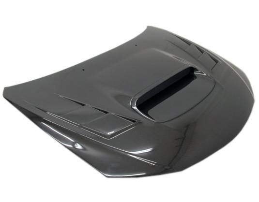 2008-2014 Subaru WRX Hatchback 4 doors TERMINATOR Style Carbon Fiber Black Hood