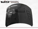 2008-2014 Subaru WRX Hatchback 4 doors TERMINATOR Style Carbon Fiber Black Hood