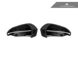 AutoTecknic Dry Carbon Fiber Mirror Cap Set - G60 5-Series | G70 7-Series