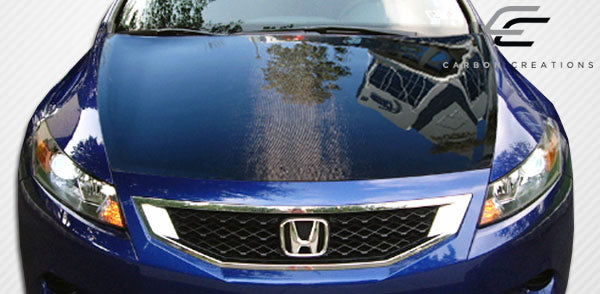 2008-2012 Honda Accord 2DR Carbon Creations OEM Look Hood - 1 Piece