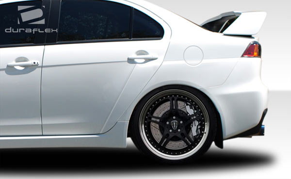 2008-2017 Mitsubishi Lancer Duraflex Evo X Look Body Kit - 12 Piece