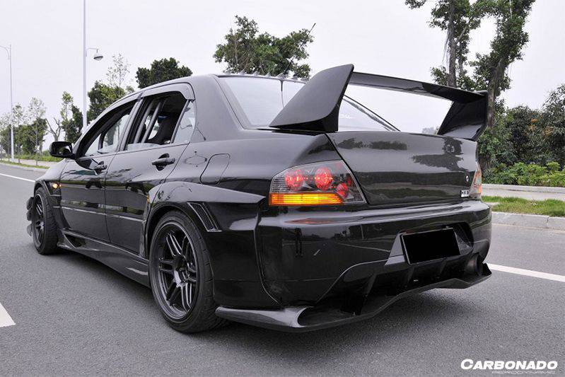 2003-2006 Mitsubishi Evolution 7 8 9 VTX Carbon Fiber Rear Diffuser