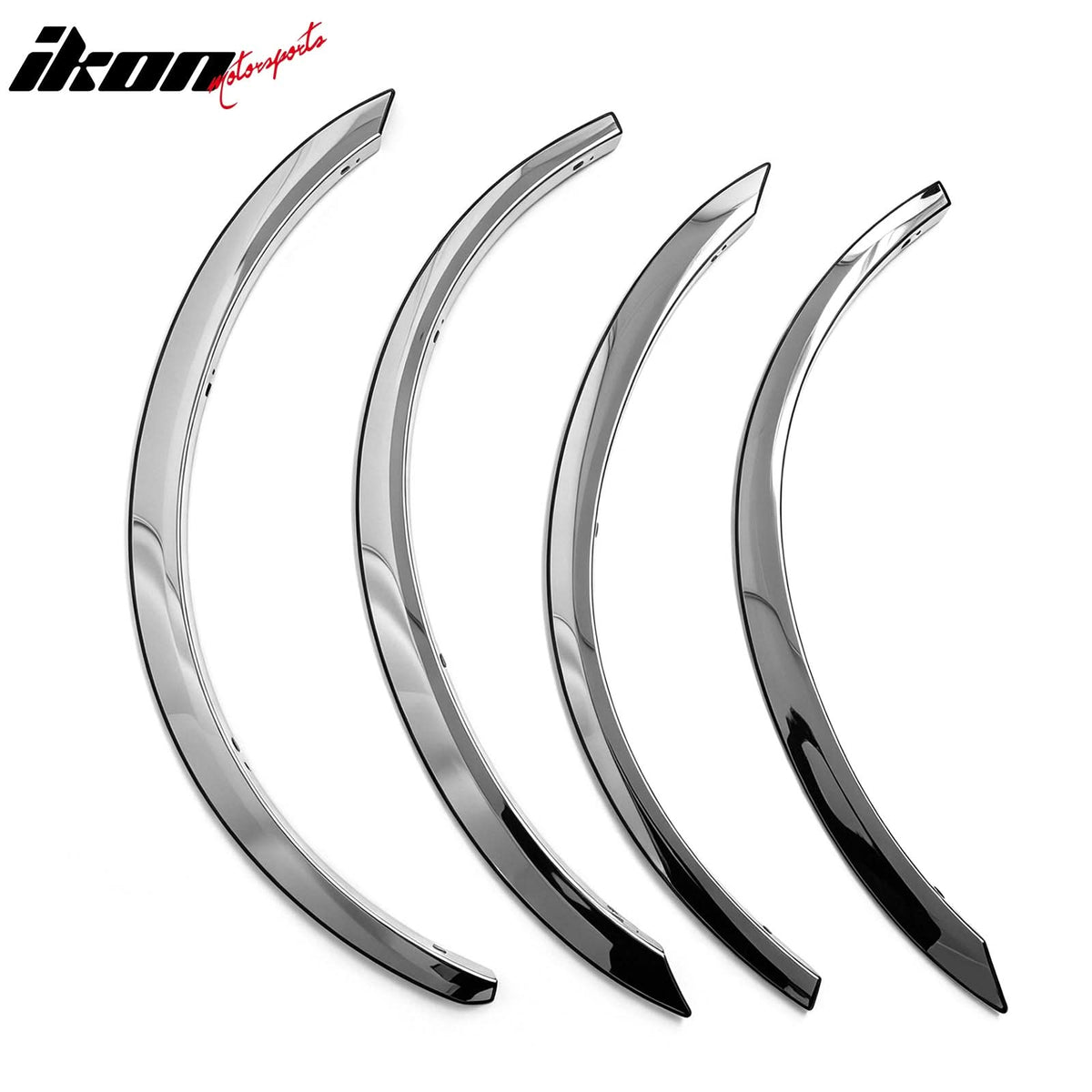 1998-2002 Lincoln Navigator 1997-2002 Ford Expedition Chrome Fender Flares Trims 4PCS Set