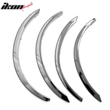 1998-2002 Lincoln Navigator 1997-2002 Ford Expedition Chrome Fender Flares Trims 4PCS Set