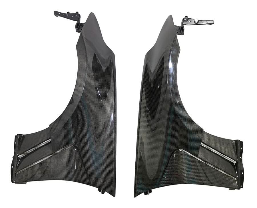 2009-2020 Nissan 370Z 2 doors Carbon Fiber Black Fenders