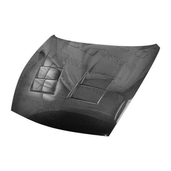 2009-2020 Nissan 370Z 2 doors TERMINATOR Style Carbon Fiber Black Hood