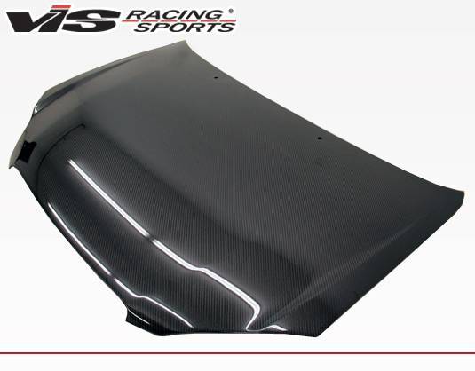 2009-2013 Toyota Corolla 4 doors OEM Style Carbon Fiber Black Hood