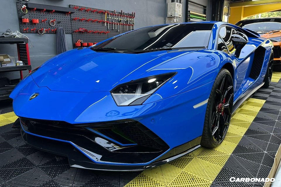 2017-2021 Lamborghini Aventador Autoclave Carbon Fiber Side Skirts Carbonado Oem Fits: LP740 Coupe | Roadster