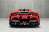 2020-UP Ferrari Autoclave Carbon Fiber Rear Diffuser Lip Carbonado (MSY) Fits: SF90 Stradale and Spider