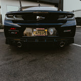 2017-2025 Chevy Camaro ZL1 / ZL1 1LE EVO Diffuser W/ Smokey Reflectors Gloss Black