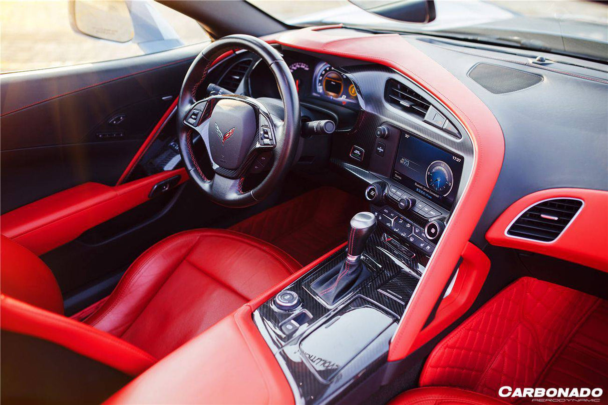 2013-2019 Corvette C7 Z06 Grandsport Dry Carbon Fiber Dash Board(Left And Right)
