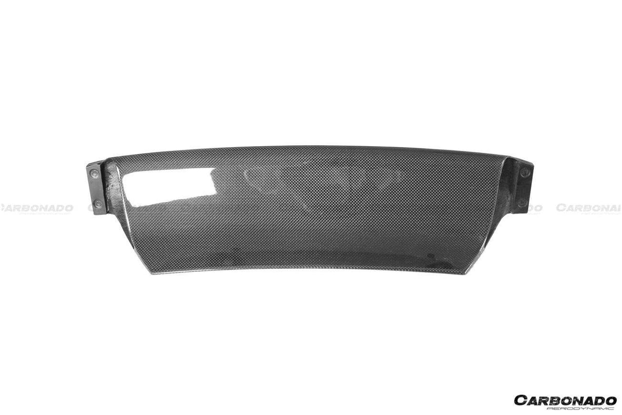 2018-2022 Ferrari 488 Pista OEM Style Carbon Fiber Front Bumper Low Center Chin Splitter