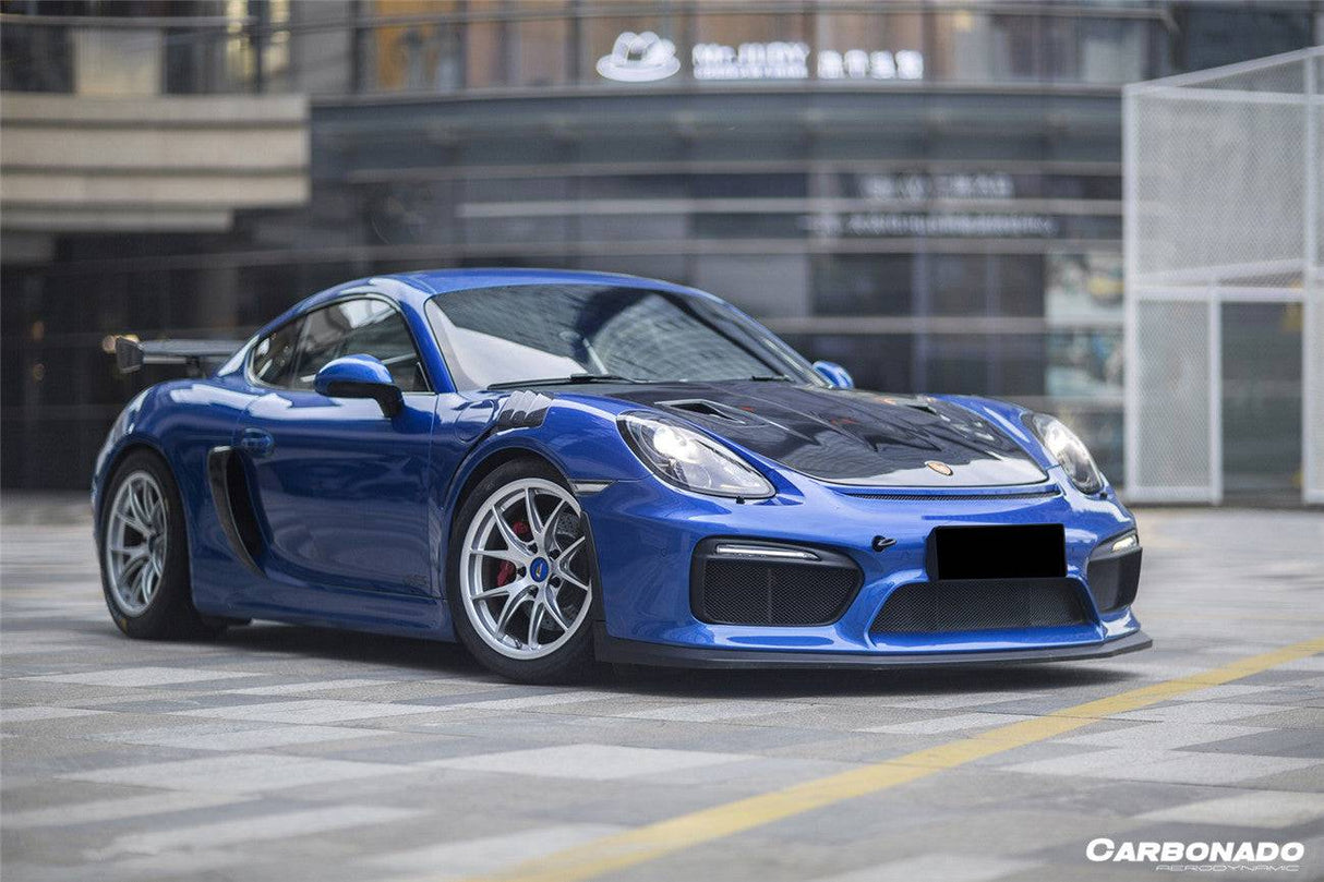 2012-2016 Porsche 981 Boxster | Cayman GT4 Style Front Bumper