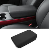Armrest Cover for Tesla Model Y 2020-2025 & Model 3 2017-2023 Black TPE