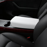 2020-2024 Tesla Model Y & 2017-2023 Model 3 Armrest Cover White TPE