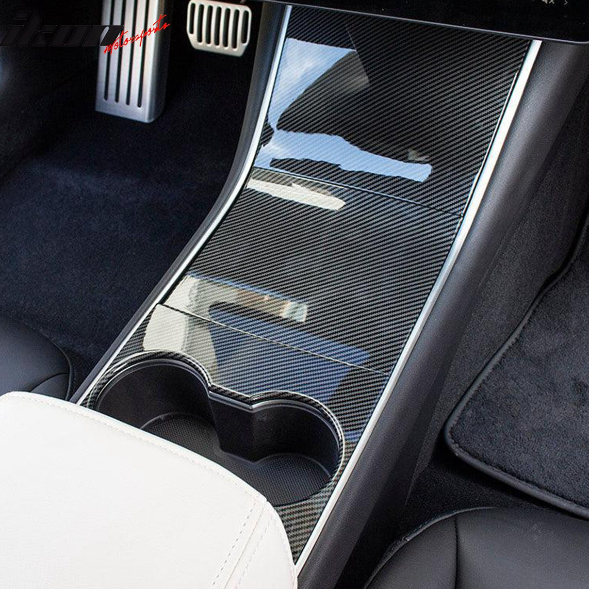 2017-2020 Tesla Model 3 Gloss Console Box Cover ABS