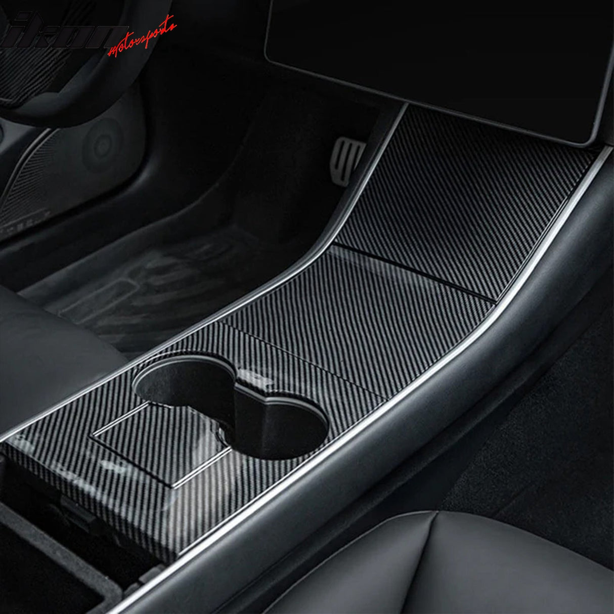 2017-2020 Tesla Model 3 Gloss Console Box Cover ABS