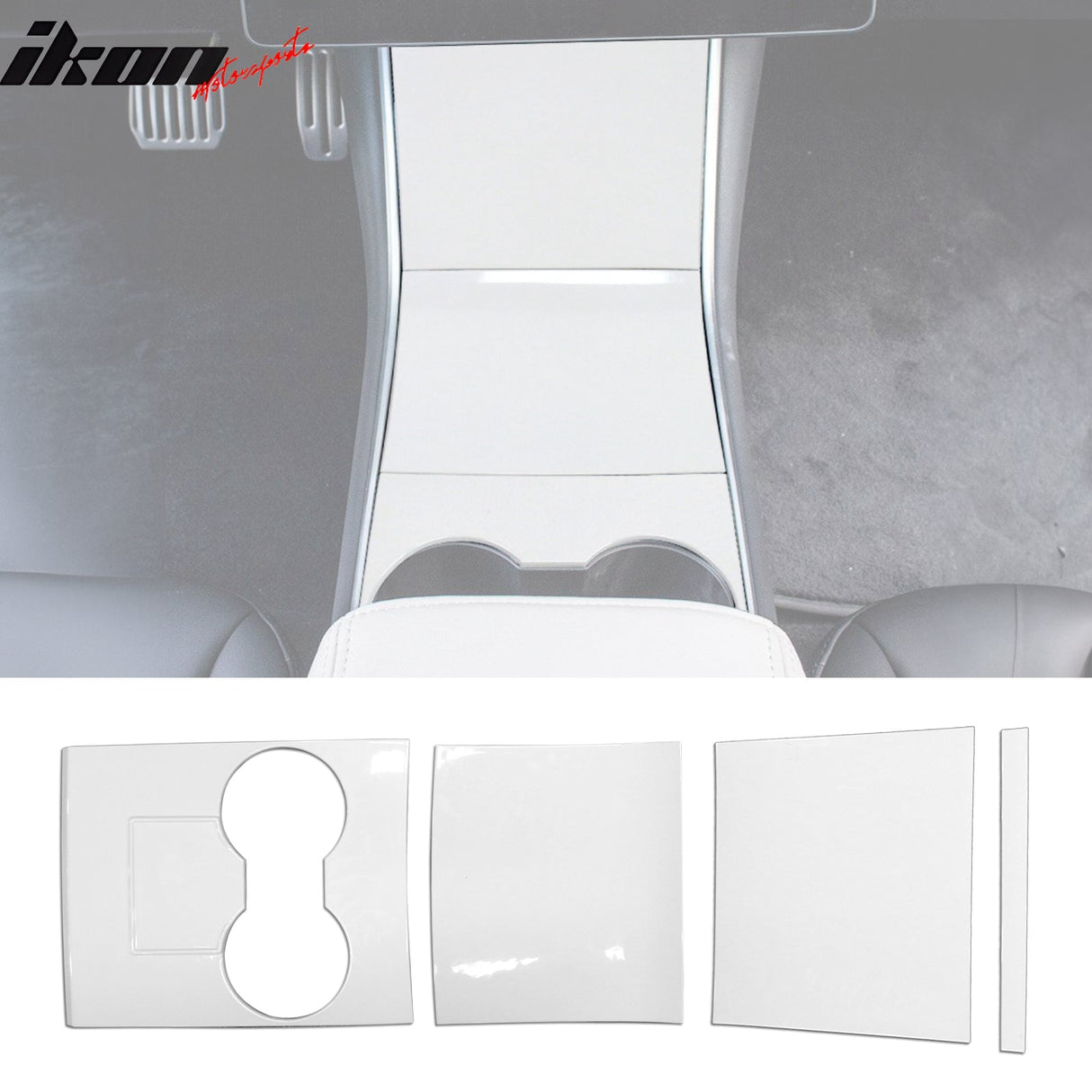 2017-2020 Tesla Model 3 Gloss Console Box Cover ABS