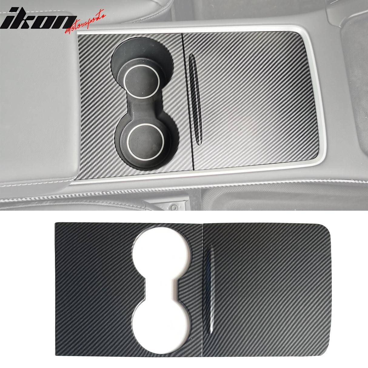 2021-23 Tesla 3 &2021-24 Tesla Y  Front Console Storage Box Cover ABS