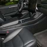 Carbon Fiber Print Center Control Side Panels for Tesla 3 Y 2021-2023 ABS