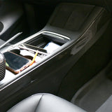 Carbon Fiber Print Center Control Side Panels for Tesla 3 Y 2021-2023 ABS