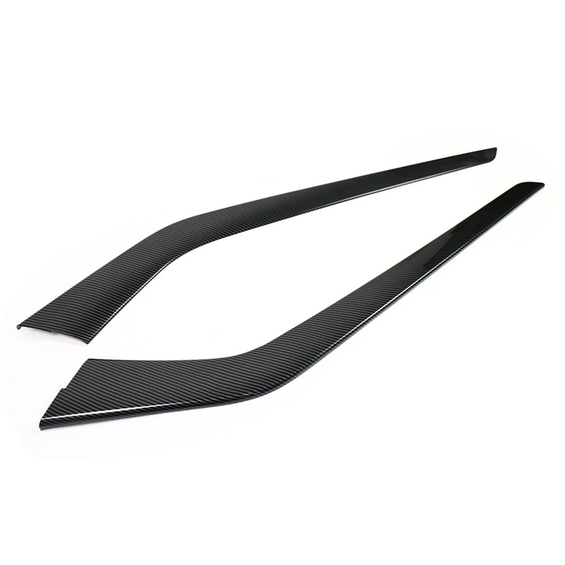 Carbon Fiber Print Center Control Side Panels for Tesla 3 Y 2021-2023 ABS