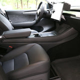 Matte Carbon Fiber Center Control Side Panels for Tesla 3 Y 2021-2023 ABS