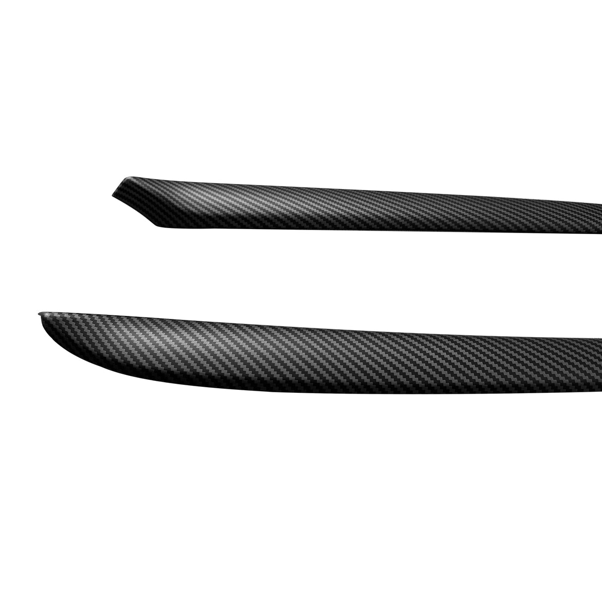 2021-2023 Tesla 3 23 Y Matte Carbon Fiber Center Front Door Panel ABS