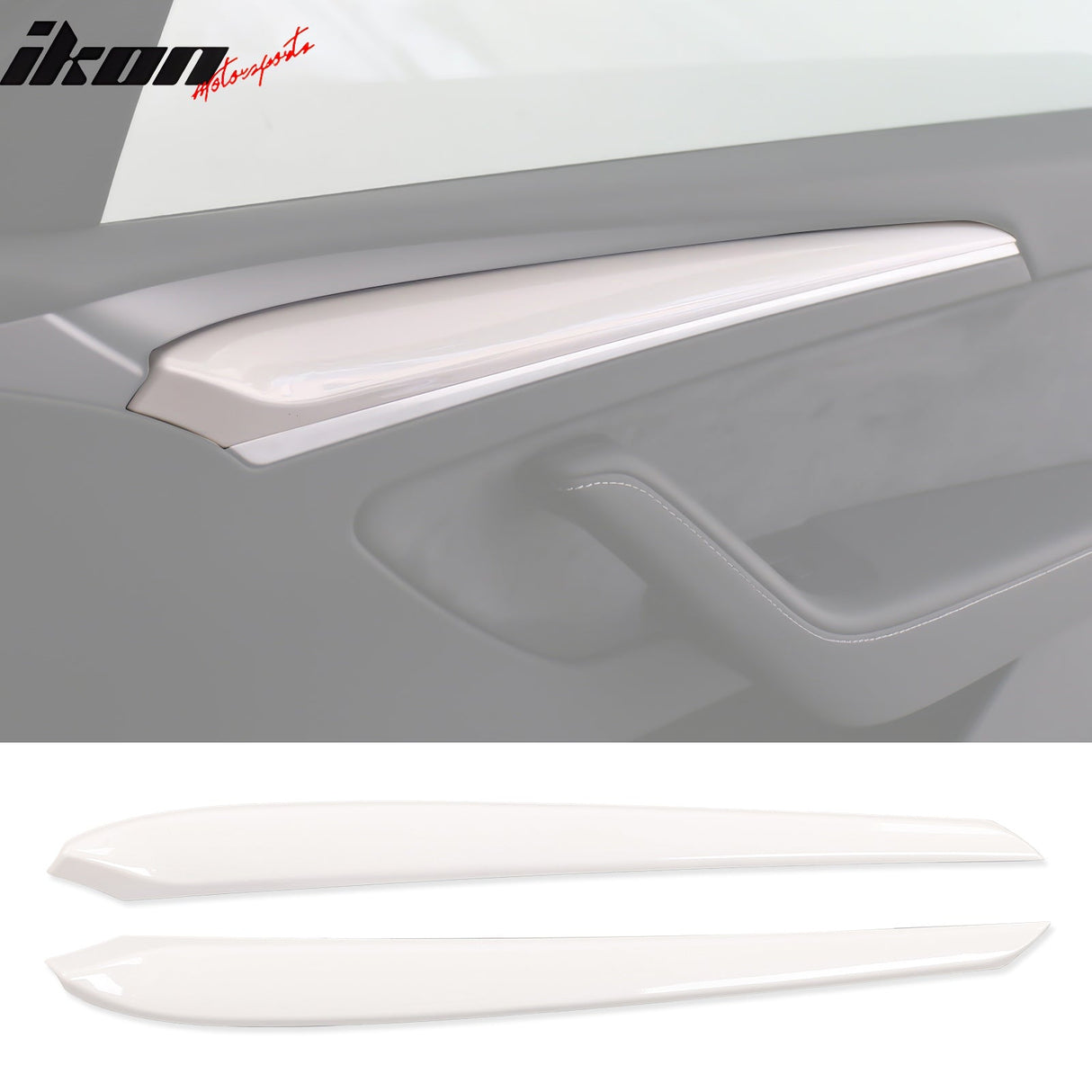 2021-2023 Tesla 3 & 2023 Model Y White Center Front Door Panel ABS