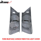2015-2017 Ford Mustang JC Style 2PC Fog Lights Lamp Cover Carbon Fiber