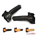 C8 Corvette Smoked Sequential LED Mirror Cap Turn Signals | Plug-and-Play Upgrade (2020–2026)