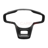 Real Carbon Fiber Steering Wheel Button Trim Cover For 2021+ Bronco