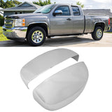 2007-2014 Suburban Silverado Sierra Tahoe Yukon XL Cadillac Escalade Chrome Side Mirror Covers ABS