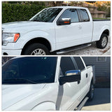 2009-2014 Ford F-150 Chrome Add-on Rear View Side Mirror Covers ABS