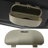 Universal Black Auto Car Sunglasses Holder Organizer Sun Visor Box ABS