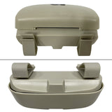 Universal Black Auto Car Sunglasses Holder Organizer Sun Visor Box ABS