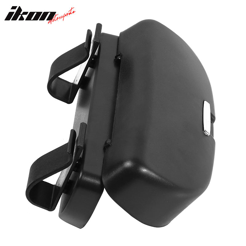 Universal Black Auto Car Sunglasses Holder Organizer Sun Visor Box ABS