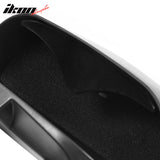 Universal Black Auto Car Sunglasses Holder Organizer Sun Visor Box ABS