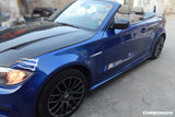2008-2013 BMW 1 Series E82 E88 1M Style Side Skirts   Wide Rear Fender Flare body kit