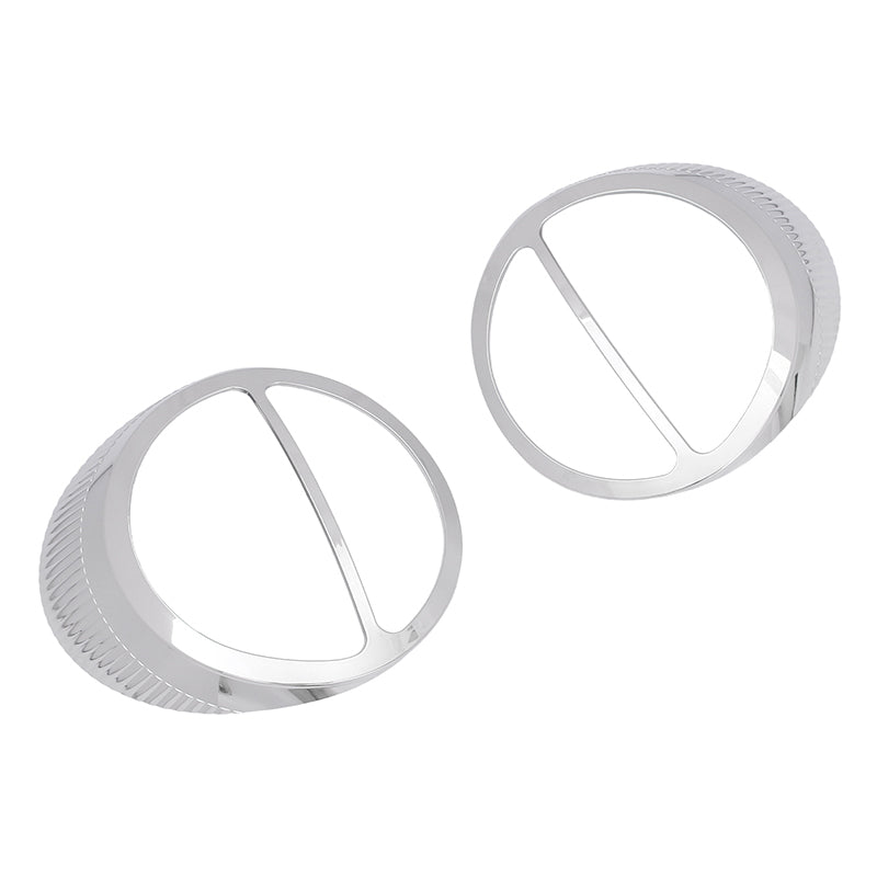 2002-2005 Ford Thunderbird Tail Light Bezels Trim Chrome ABS 2PCS