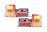 BMW 5-series E34 Chrome Clear LED Taillights Set (1988-1994) - K2 Industries