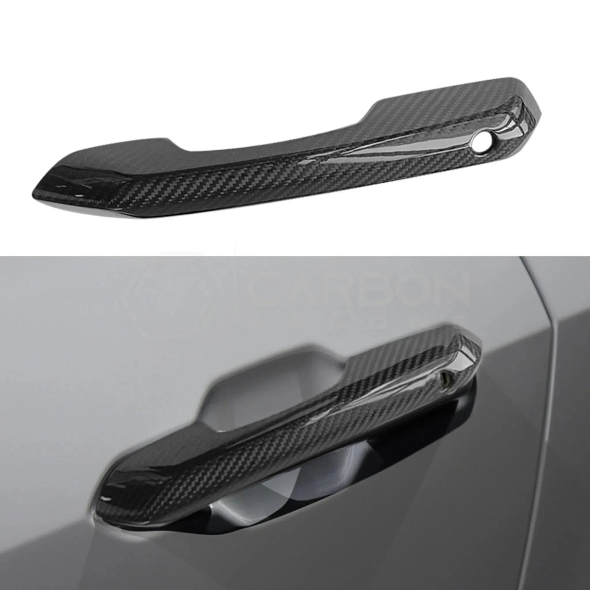 2024+ S650 Mustang Hard Carbon Fiber Exterior Door Handle Cover