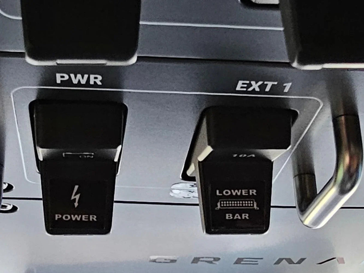 Printed Series Auxiliary Switch Labels (Upfitter) - 2017-2020 F-150 Raptor, 2017-2022 F-250 / F-350 Super Duty / 2024+ Grenadier