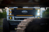 XBG LED Grille: Ford Super Duty (20-22 / Black / Amber DRL)